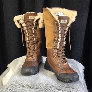 Adirondack UGG Women's Chestnut and Black Tall Winter Boots